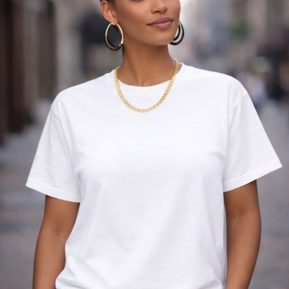 Handmade Tops - NWT Bougie Rodeo Babe"  Women's White Short Sleeve Tee